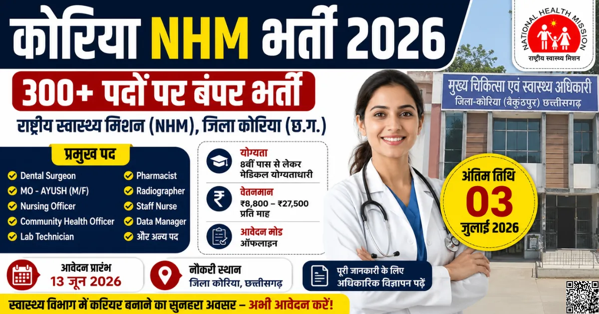 कोरिया NHM भर्ती 2026
